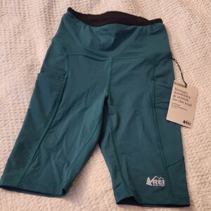 REI Co-op Swiftland Green Running Shorts